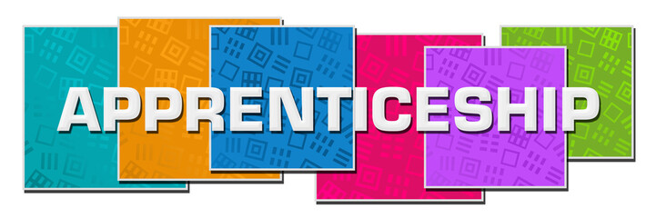 Apprenticeship Colorful Texture Blocks 