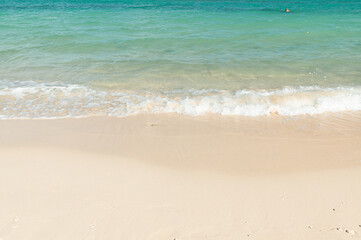 Fototapeta na wymiar 沖縄の百名ビーチです。