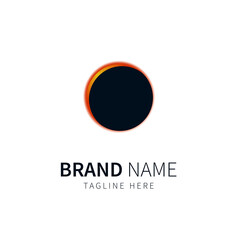 Eclipse logo. vector illustration logo design.