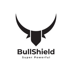 bull shield logo design