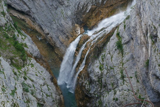 Vajont waterfall
