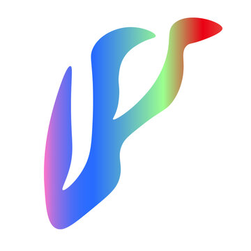 recommend clip art: Simple Abstract Shape Cadmium Red