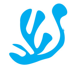 Obraz premium Simple Abstract Shape Cadmium Red