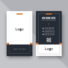 Business card design, visiting card, personal card