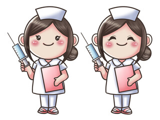 看護師ナース　病院イラスト