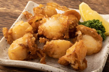 ホタテの唐揚げ