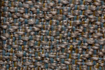 texture of jacquard fabric with geometric pattern close-up