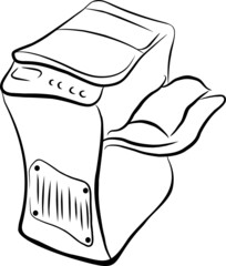 Large printer with scanner and fax

