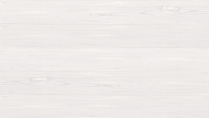Vector white wood background surface with wooden realistic texture 