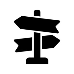 Direction icon isolated on white background