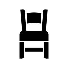 Fototapeta premium Chair icon isolated on white background