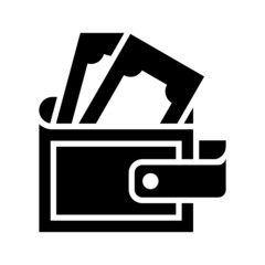 Digital Wallet icon isolated on white background