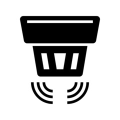 Smoke Detector icon isolated on white background