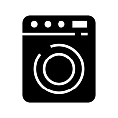 Washing Machine icon isolated on white background