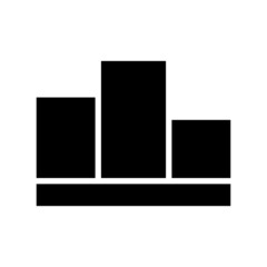 Podium icon isolated on white background