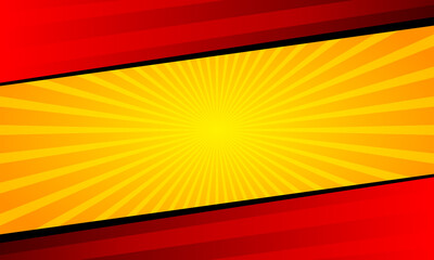 Comic thumbnail background red and yellow