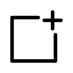 Create icon isolated on white background