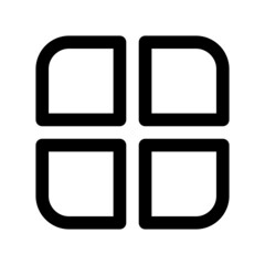 Dashboard icon isolated on white background