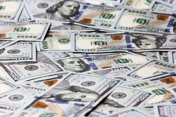 a  lot of money dollars background concept