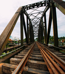 old rail way bridge vintage