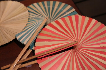 Natural Hand Made Folding Bamboo Hand Fan