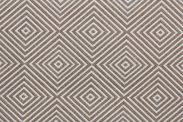 texture of jacquard fabric with geometric pattern