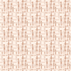Beige and brown plaid pattern vector. Background texture.

