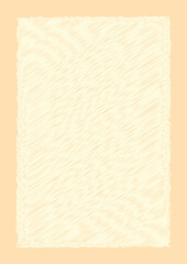 Obraz premium Beige frame template vector. Border pattern background. Classic elements. 
