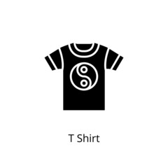 T Shirt icon in vector. Logotype