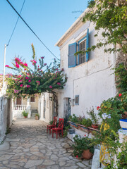 Naklejka premium Holidays in Corfu, Greece