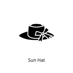 Sun Hat icon in vector. Logotype