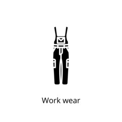 Workwear icon in vector. Logotype