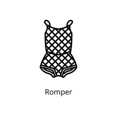Romper icon in vector. Logotype