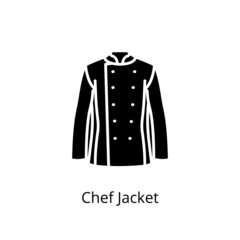 Chef Jacket icon in vector. Logotype