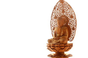 お釈迦様(釈迦如来)の仏像物撮り白バック2