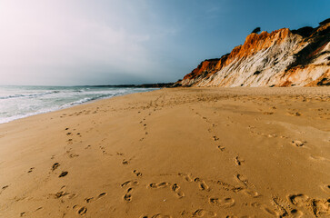 Falesia beach in Albufeira, Algarve region, Portugal