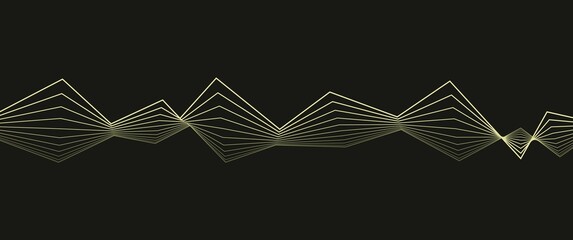 Wavy lines curve vector design concept, sinus wave, abstract wave, can be used for background, backdrop, illustration, wallpaper, art gallery