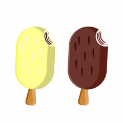 ice cream | illustration | ice cream vector | icon | ice cream icon | chocolate 