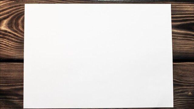 Stop motion animation paper wrinkles making a paper ball. A paper ball spreads making a blank sheet and folds again 