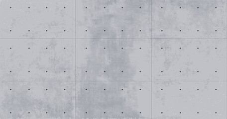 Seamless vector texture of concrete wall gray
