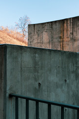 old barn and silo