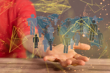 Structure of world economy, communication network global