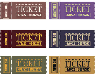 movie or theater ticket