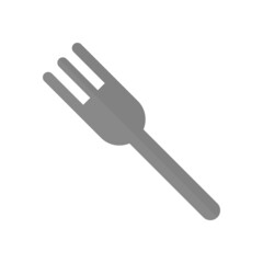 Fork icon. A tool for eating food. Vector.