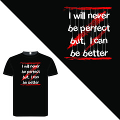 Beautiful Black T-Shirt with Mountain Scenery