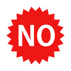 No label. Prohibited or denied. Vectors.