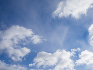 Abstract texture background of white cloud and blue sky. Blue sky and white clouds