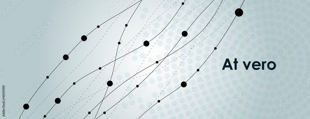 Aufkleber Abstract pattern with color lines and circles. Motion shapes texture wallpaper. Decorative drawing move Vector geometric dynamic element