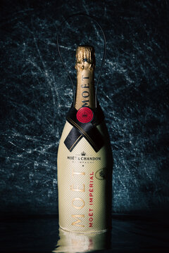 Moet Imperial champagne bottle