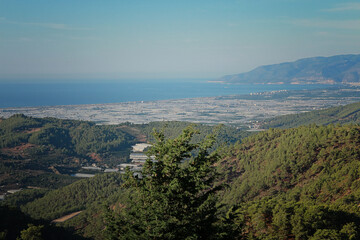 view of the mountains